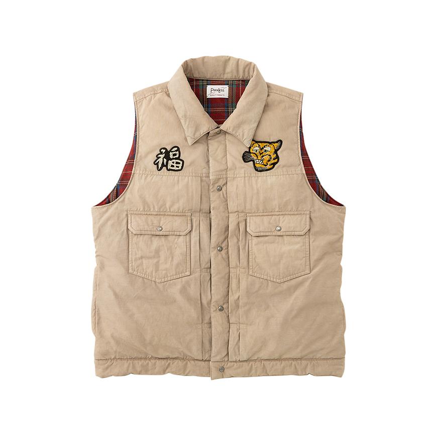 Visvim COVEY DOWN VEST オリーブ - メンズ